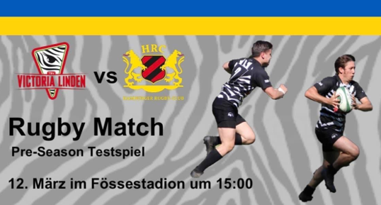 Spendenaufruf: TSV Victoria Linden vs. Hamburger Rugby Club
