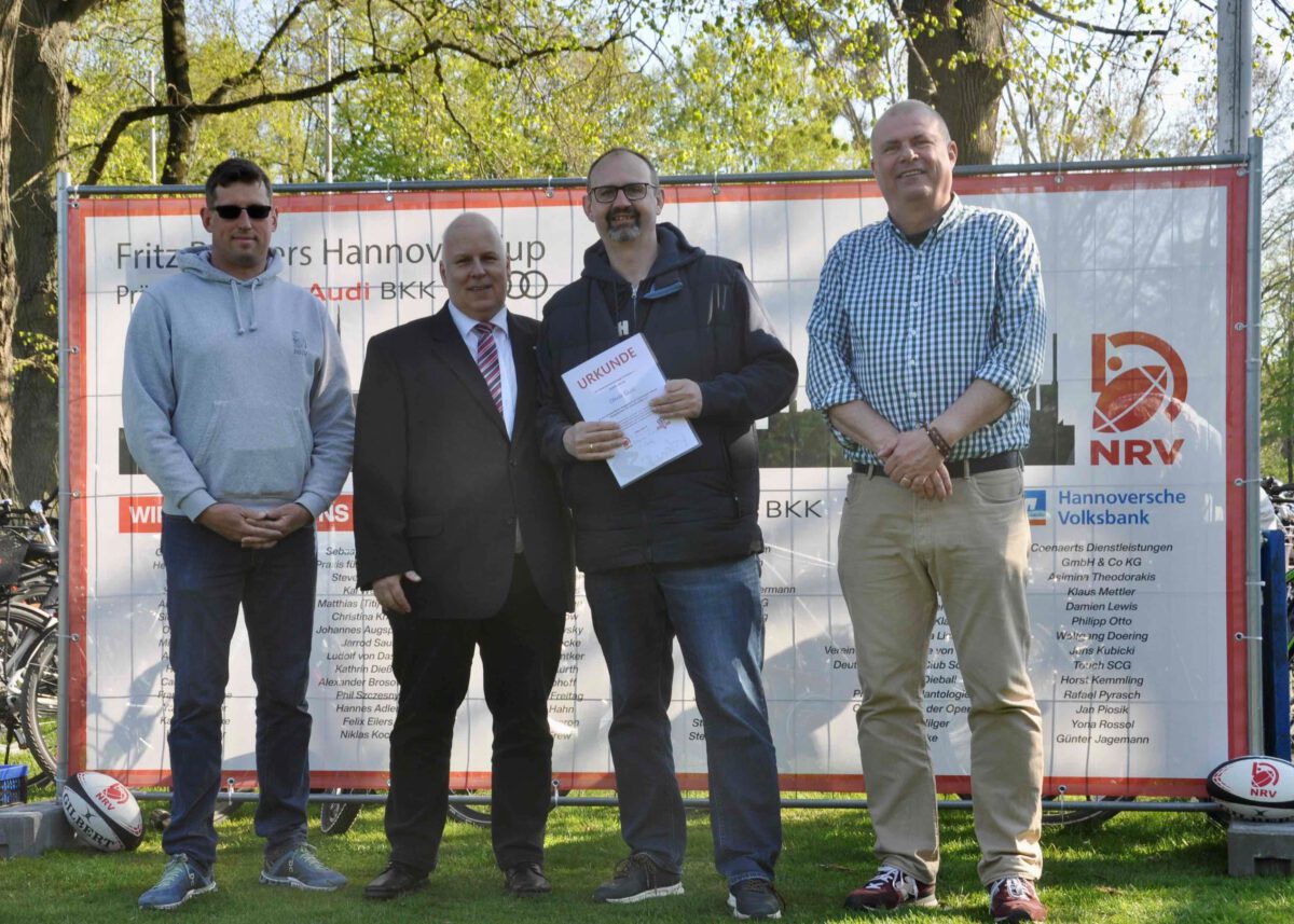 Der NRV nutzt den Tag des Rugbys in Niedersachsen, um viele Akteure und Förderer unserer Sportart zu ehren.